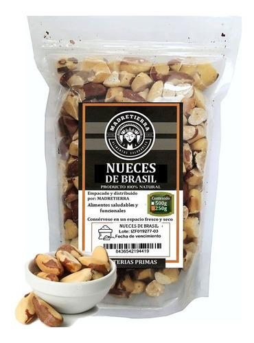 Nuez de Brasil X250gr partidas