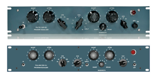 Equalizador Passivo Estilo Pultec Eqp-1a Stereo Masterização