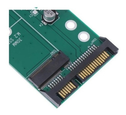 Adaptador M.2 Ngff Ssd A Sata 3 Color Verde Oscuro