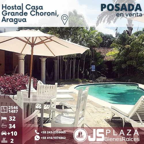 Imagen 2 de 13 de Se Vende Espectacular Posada, En Choroni 04161074862