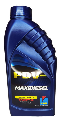 Aceite Pdv Maxidiesel Plud Sae 20w50