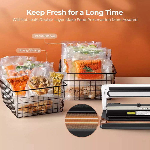 Máquina Selladora De Alimentos Al Vacio Secos Húmedos Mcjoy