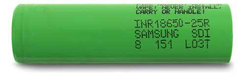 18650 Batería Recargable Samsung Inr18650-25r