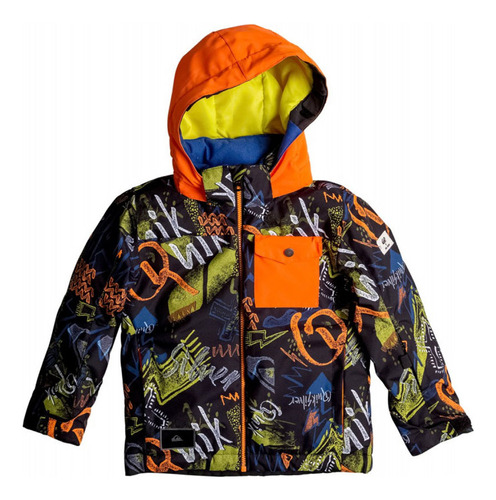 Campera Quiksilver Little Mission Niños Kvj2 Black