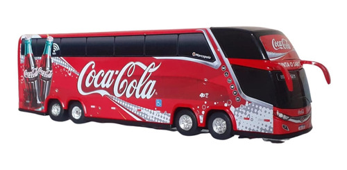 Carrinho Ônibus Coca-cola 2 Andares 30cm