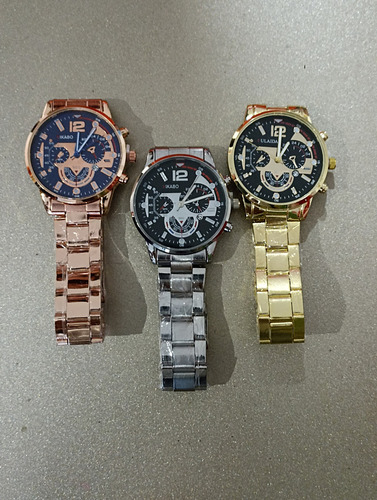 Reloj Curren Vikabo , Hombre, Elegante, Resistente Al Agua Color de la correa Dorado