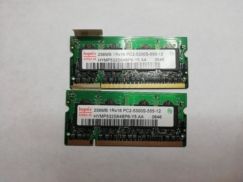 Memoria Ram Hinix 256mb 1rx16 Pc2-5300s