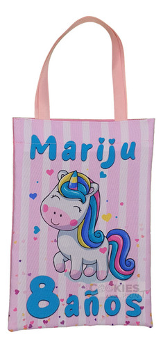 20 Dulceros Unicornio Mod 3 Niña Fiesta Infantil