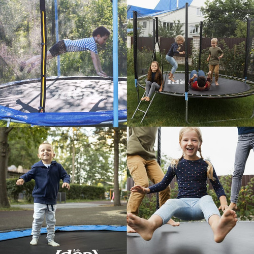 Imagen 4 de 8 de Cama Elástica Trampolín 1,83 + Cobertor + Red - El Regalón