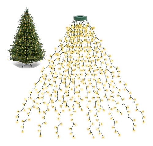 Bolweo Luces De Arbol De Navidad, 592 Luces Led De 16 Lineas