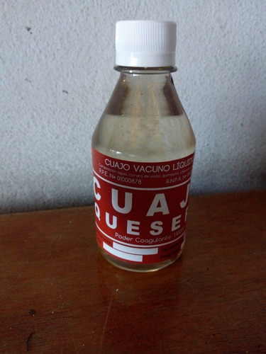 Cuajo Liquido 1kg Para Hacer Quesos 