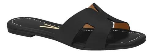 Sandália Rasteirinha Feminina Brilho Conforto Original