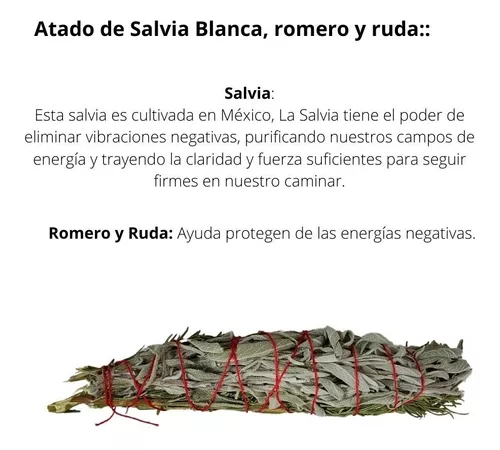 Atado de Salvia Blanca & Romero - CompraIncienso