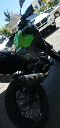 Kawasaki Versys 3x 2023 1200 Kms. Negro/verde Como Nueva
