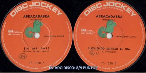 Abracadabra Simple Disc Jockey En Mi Pais/ Lloviendo Empezo.