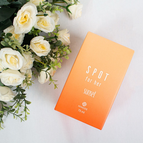 Imagem 3 de 10 de Perfume Spot Sunset For Her - Feminino Hinode Original -taça