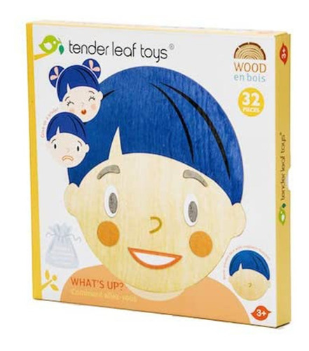 Juguete De Madera Tender Leaf Toys Puzzle ¿que Pasa? Febo