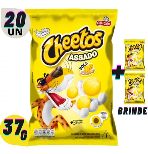 Salgadinho de Milho Bola Queijo Suiço Elma Chips Cheetos 37G em