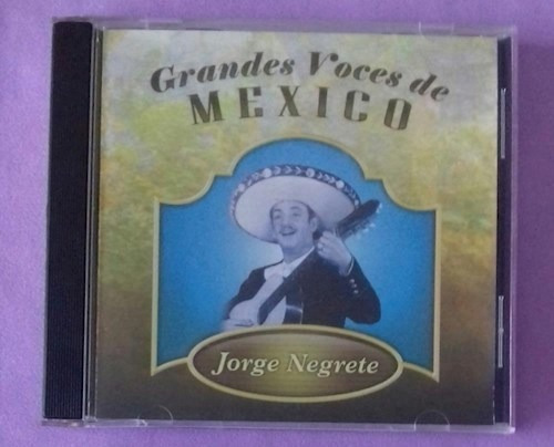 Jorge Negrete Grandes Voces De México Cd Nuevo