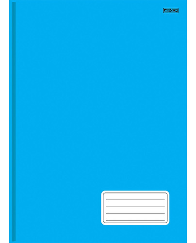 Caderno Brochura Universitário Capa Dura 1x1 96 Folhas Kbom Cor Azul