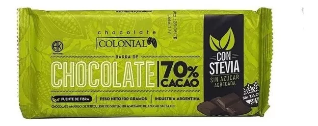 Primera imagen para búsqueda de chocolate aguila 70 cacao