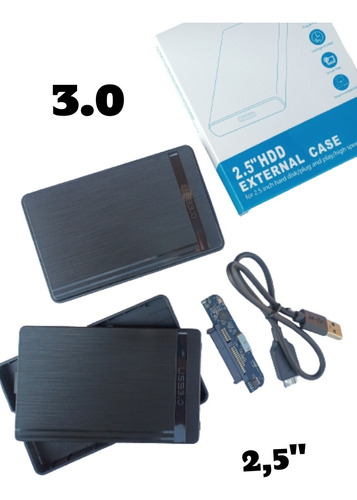 Imagen 1 de 7 de Case Disco Duro 2.5 Externo Laptop Sata Usb 3.0 Roh Original