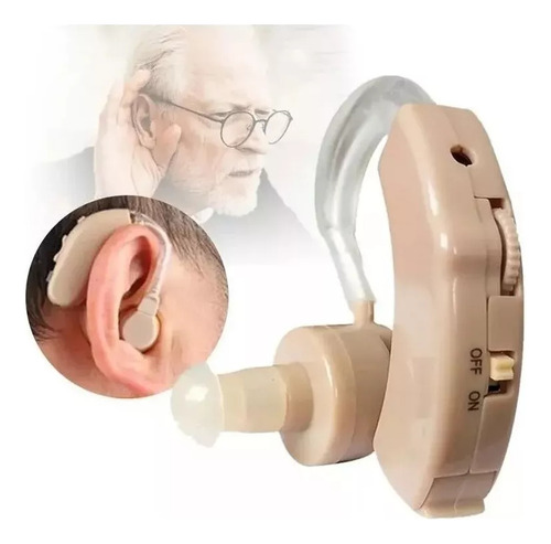 Audifono Amplificador Hipoacusicos Para Sordo C/ Regulador