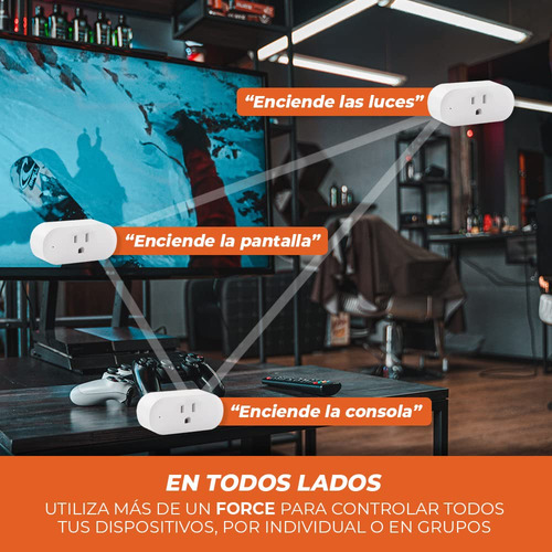 Tecnolite Connect Enchufe Inteligente Wi-fi Con Medidor De
