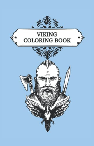 Viking Coloring Book: Libro Para Colorear Vikingo 33 Paginas