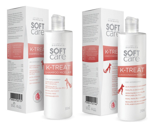 1 Shampoo Micelar K Treat + 1 Condicionador Ktreat Soft Care