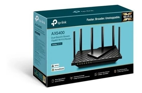 Router Tp-link Wi-fi 6 Gigabit Doble Banda Ax5400 Ax72 Itech