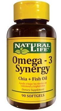 Omega 3. 2000 Mg. Chia + Aceite De Pescado (epa Ydha) X 90