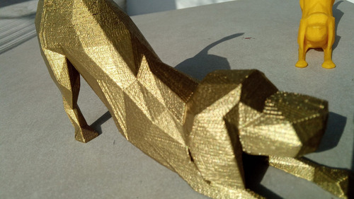 Imagem 4 de 10 de Impressão 3d - Cãozinho De Ouro - Coleção Petmaluco
