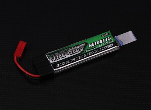 Batería Lipo 1s 3,7v 600mah Turnigy Nano Tech Nuevas