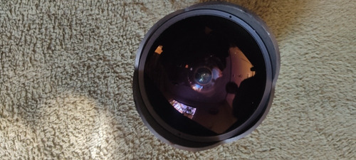 Imagem 1 de 4 de Lente Rokinon Fish-eye 8mm Para Fuji Com Adaptador Pra Fuji