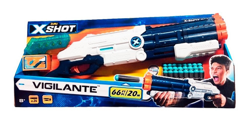 Pistola X-shot Lanza Dardos 20mts Vigilante 24 Dardos
