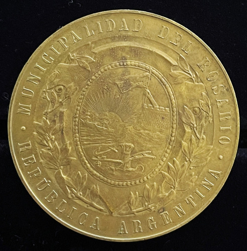 Medalla Rosario, Santa Fe. 2° Centenario De La Ciudad, 1925