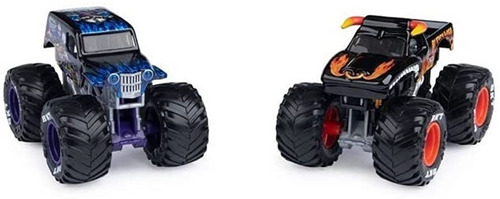 Monster Jam Pack X2 El Toro Loco Vs Son Uva Digger 1:70