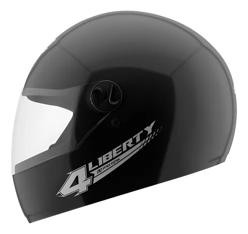 Capacete Fechado Liberty Four 60 Preto Pro Tork | Frete grátis