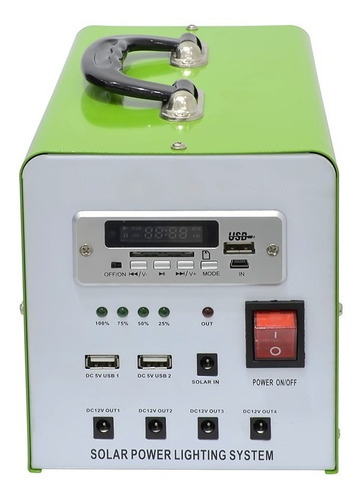 Kit Solar Camping Picnic Luz Fm Mp3 Usb 20w - Tiempoaltiempo