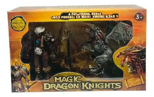 Muñeco Set Magic Dragon Knights En Caja Ar1 F8422 Ellobo