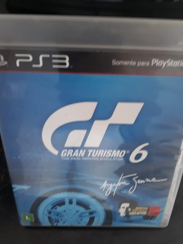 Jogo De Ps3 Barato/ Midia Fisica/ Gran Turismo 6 Ayrton Sena