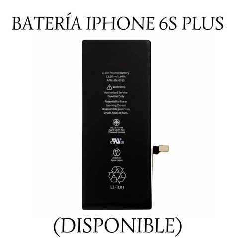 Batería iPhone 6s Plus.