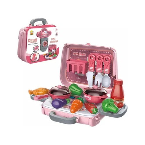 Maleta Set De Reposteria Kit 2 En 1 Juguete Para Niñas