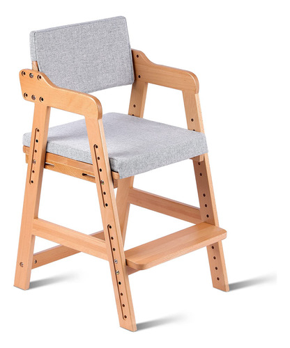 Ezebaby Silla Alta De Madera, Silla Alta Ajustable Para Nios