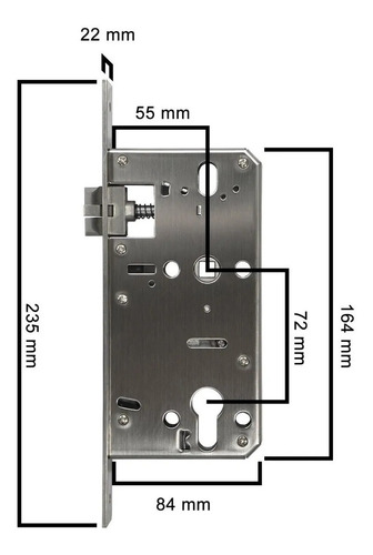 Imagen 2 de 6 de Cerradura Biometrica Smart Ihub H30 Bluetoot Huella Exterior