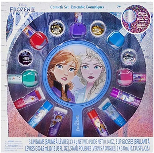 Set De Esmalte Y Labiales De Frozen Disney Townley Girl