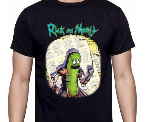 Imagen 1 de 2 de Rick & Morty - Pickle Rick - Animacion - Polera- Cyco Record