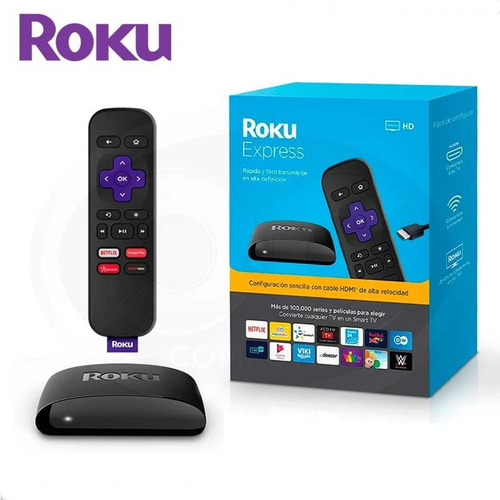 Imagen 3 de 4 de Roku Express Tv Hd Streaming Netflix Youtube Smart Tv