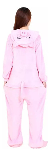 Pijama Romper Kangurumi Cosplay Piggy Para Dormir Para Adult